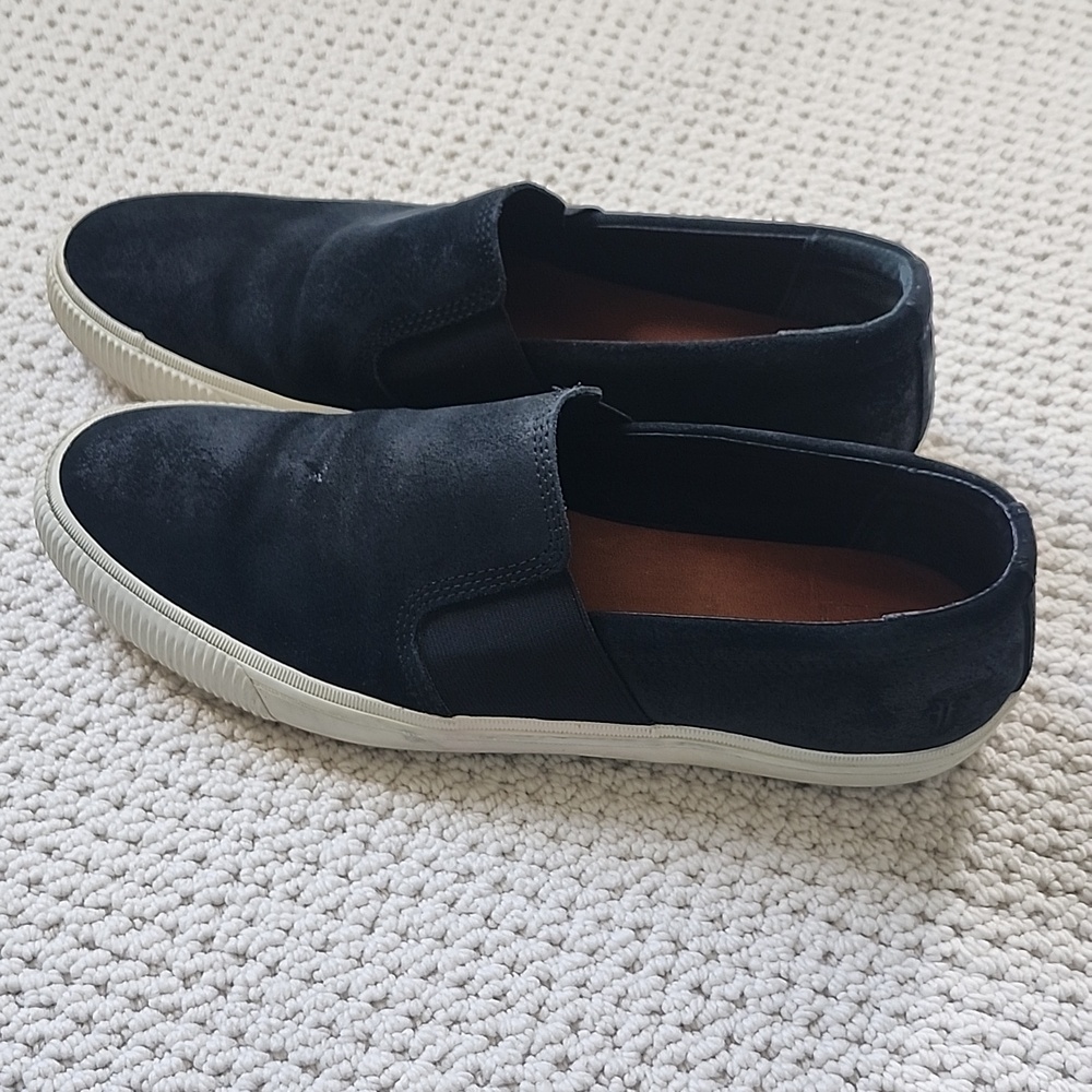 Men's Frye Black Miller Slip-On Loafers